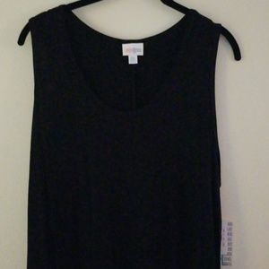BNWT Lularoe Solid Black Tank Top 2xl